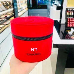 Chanel N1 Red Zip Cosmetic‎ Case